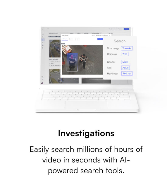 Lumana AI video analytics identifying people and vehicles in real time